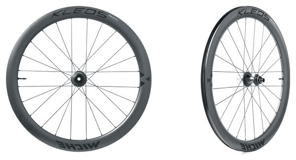 Paire de Roues Miche Kleos RD DX 50-50 Tubeless 700 Disc | 12x100mm | 12x142mm | Centerlock