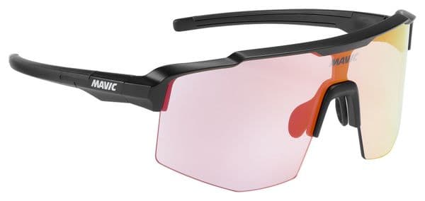 Unisex Mavic Shield Brille Schwarz/Rot Photochromatisch