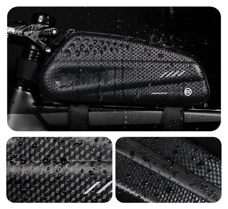 Waterproof bike frame bag 1L black WILD MAN