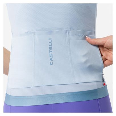 Maglia a maniche corte Castelli Espresso 2 blu da donna
