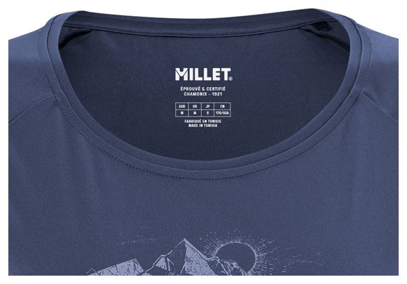 T-Shirt Technique Femme Millet Tana Bleu