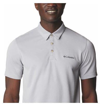 Polo Columbia Nelson Point Gris Clair Homme