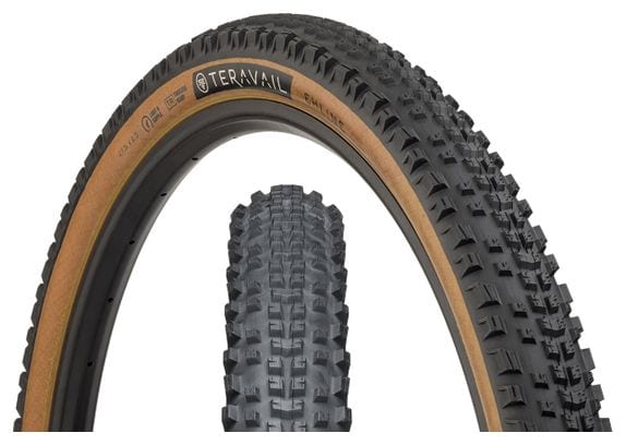 Pneu VTT Teravail Ehline 27.5'' Tubeless Ready Souple Light & Supple Flancs Beiges Tan