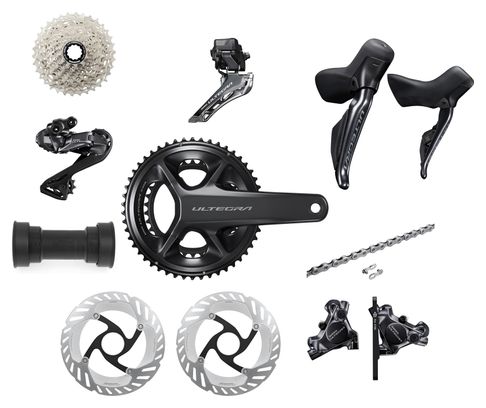 Shimano Ultegra Di2 R8170 2x12S Groupset | 50/34T | 11-34T | PF86.5 (With Electrical Part)