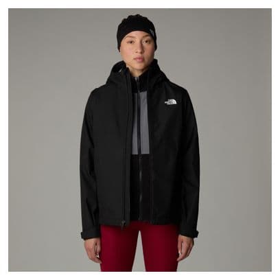 Chaqueta impermeable para mujer The North Face Whiton 3L Negra