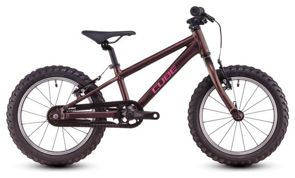 Bicicleta de montaña infantil Cube Acid 160 Mono 16'' morada/rosa 2026