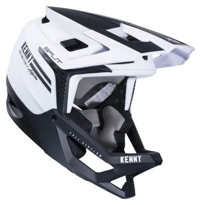 Casco Kenny Split Blanco Negro