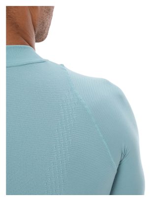 Camiseta de manga corta Compressport Trail Racing Postural azul para hombre