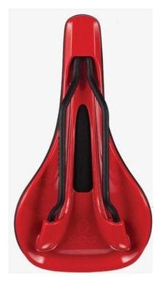 Selle SDG Bel-Air V3 - Rails aluminium noir/rouge