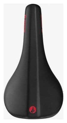 Selle SDG Bel-Air V3 - Rails aluminium noir/rouge