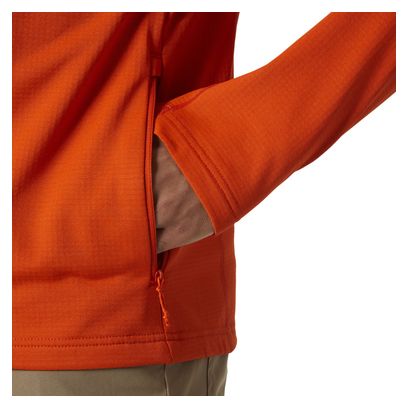 Heren Helly Hansen Versalite Hoody Orange Fleec Jas