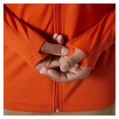 Heren Helly Hansen Versalite Hoody Orange Fleec Jas