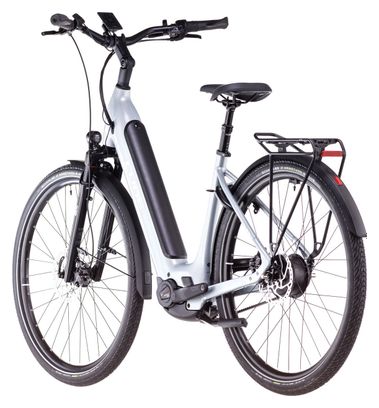 Cube Supreme Hybrid Deluxe SLX 625 Easy Entry Electric City Bike Enviolo Trekking Belt 625 Wh 700 mm Polar Grey 2025