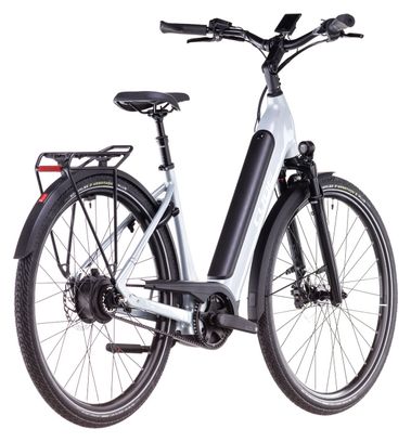 Cube Supreme Hybrid Deluxe SLX 625 Easy Entry Electric City Bike Enviolo Trekking Belt 625 Wh 700 mm Polar Grey 2025
