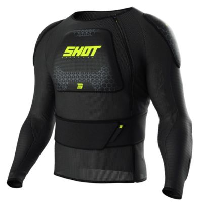 Gilet de Protection Adulte Shot Airlight Manches Longues Noir