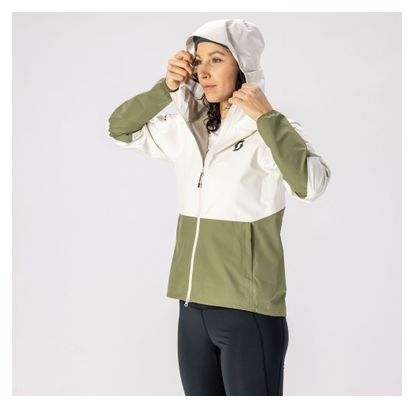 Chaqueta impermeable Scott Explorair Light 2.5L Beige/Khaki, mujer
