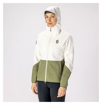 Chaqueta impermeable Scott Explorair Light 2.5L Beige/Khaki, mujer