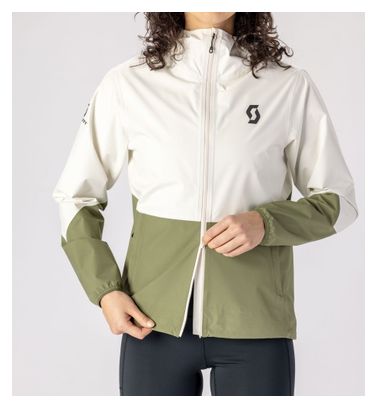 Chaqueta impermeable Scott Explorair Light 2.5L Beige/Khaki, mujer