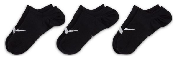 Calcetines (x3) Nike Everyday Plus Lightweight Negro Unisex