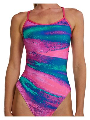 Tyr Diffusion Durafast Elite TrinityFit Plasma Mehrfarbiger Badeanzug für Damen