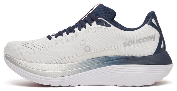 Zapatillas de running Saucony Endorphin Trainer blancas y azules para hombre