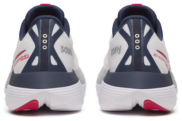 Zapatillas de running Saucony Endorphin Trainer blancas y azules para hombre