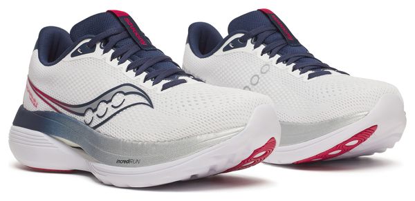 Zapatillas de running Saucony Endorphin Trainer blancas y azules para hombre