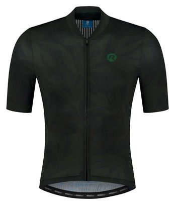 Maillot Manches Courtes Velo Rogelli Jungle - Homme - Vert olive