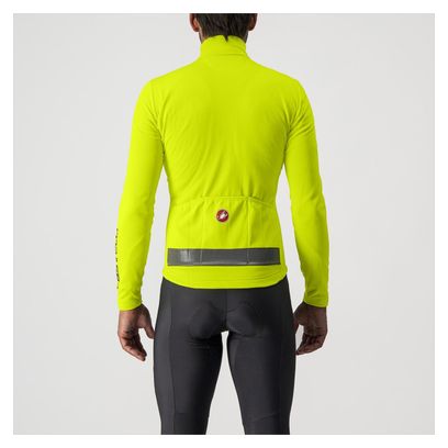 Maillot Manches Longues Castelli Puro 3 Fz Vert Electric Lime
