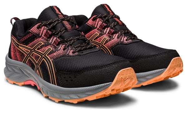 Zapatillas Trail Running Mujer Asics Gel Venture 9 Negro Rosa