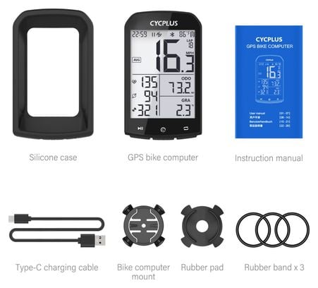 Cycplus M1 Compteur de vélo - compact