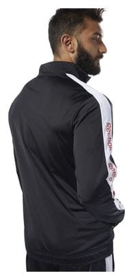 Veste de survêtement noire homme Reebok Track