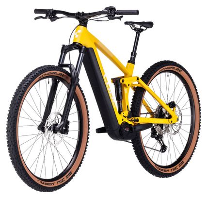 VTT Électrique Tout-Suspendu Cube Stereo Hybrid 140 HPC Pro 750 Shimano Deore 11V 750 Wh 29'' Jaune Vivid Sun