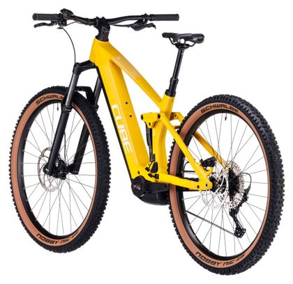 VTT Électrique Tout-Suspendu Cube Stereo Hybrid 140 HPC Pro 750 Shimano Deore 11V 750 Wh 29'' Jaune Vivid Sun