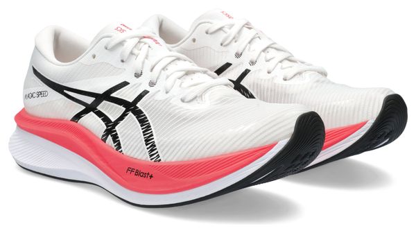 Asics Magic Speed 3 White Black Red Women's Running Shoes