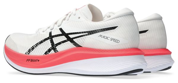 Chaussures de Running Asics Magic Speed 3 Blanc Noir Rouge Femme