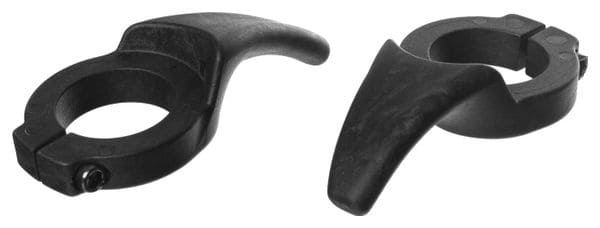 Impugnature ergonomiche in composito di carbonio Neatt Mini Bar nere