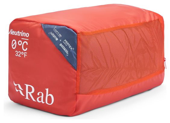 Sac de Couchage RAB Neutrino 0 °C Gris/Jaune