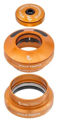 Wolf Tooth Premium EC44 Aero Headset for Semi-Internal Routing, Orange