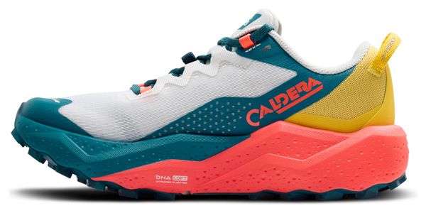 Brooks Caldera 8 Scarpa da trail da donna Bianco/Giallo/Corallo