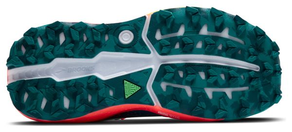 Brooks Caldera 8 Scarpa da trail da donna Bianco/Giallo/Corallo