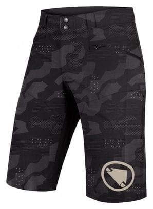 Pantalones cortos Endura SingleTrack II camuflaje negro
