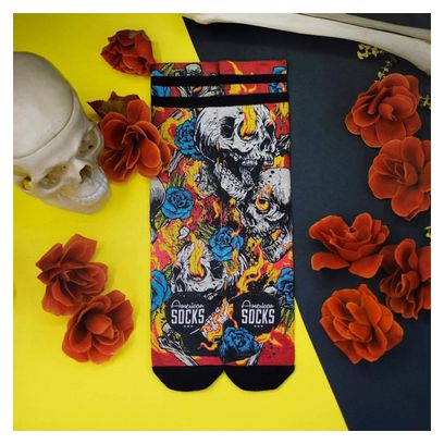 Fireball - Chaussettes Graphiques Techniques Coolmax - Cyclisme  Running et Sport