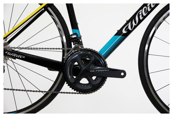 Vélo de Route Wilier Triestina Garda Rim Shimano Ultegra Di2 11V 700 mm Noir Bleu Astana 2023