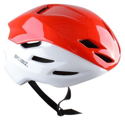 Casque de vélo Hommes/Femmes - Rouge Brillant - Race Aero