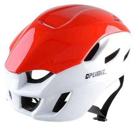 Casque de vélo Hommes/Femmes - Rouge Brillant - Race Aero