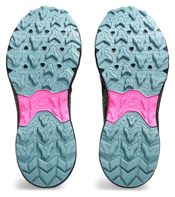 Chaussures de Trail Asics Gel-Venture 9 Waterproof Noir Jaune Bleu Femme