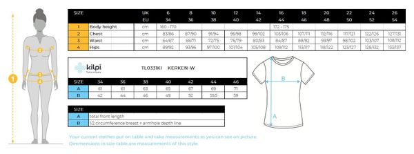 T-shirt fonctionnel pour femme Kilpi KERKEN-W