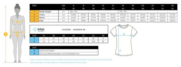 T-shirt fonctionnel pour femme Kilpi KERKEN-W