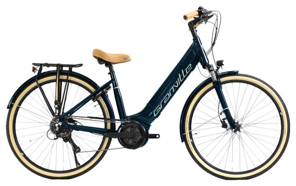 Granville E-Integrated 30 Plus Bicicleta eléctrica urbana unisex Shimano Acera 7S 500 Wh 700 mm Azul noche 2023